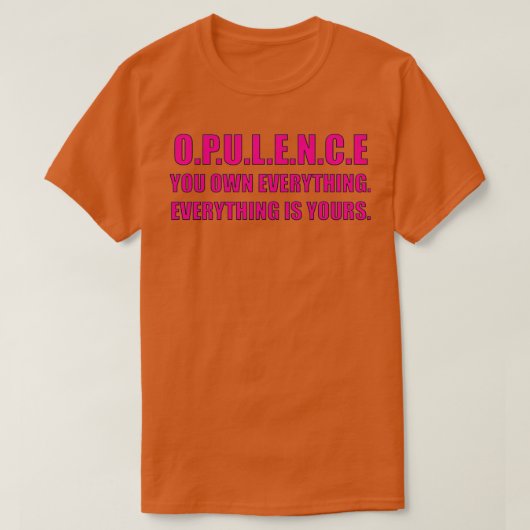 OPULENCE Paris brennt T-Shirt (Design vorne)