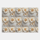Opulent Bloom Geschenkpapier Set (Vorderseite 3)