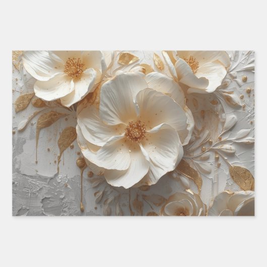 Opulent Bloom Geschenkpapier Set (Vorderseite)