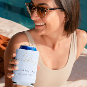 Opulent Blue Wedding Dosenkühler