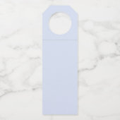 Opulent Blue Wedding Flaschenanhänger (Rückseite)