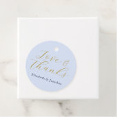 Opulent Blue Wedding Geschenkanhänger (Beispiel)