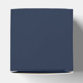 Opulent Blue Wedding Geschenkschachtel (Oben)