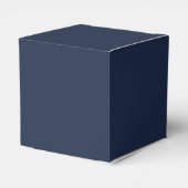 Opulent Blue Wedding Geschenkschachtel (Rückseite)