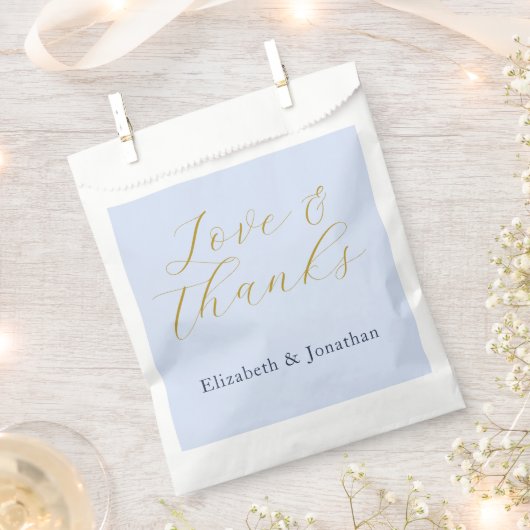 Opulent Blue Wedding Geschenktütchen (Ausgeschnitten)