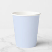 Opulent Blue Wedding Pappbecher (Rückseite)