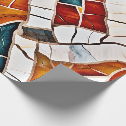Opulent Crystal Mosaic Geschenkpapier (Ecke)