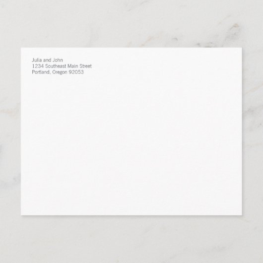 Opulent Damask Save the Date Ankündigungspostkarte (Rückseite)