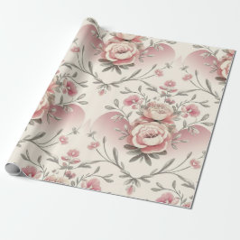 Opulent Floral Elegante Geschenkpapier