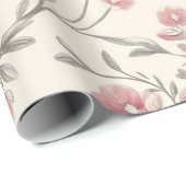 Opulent Floral Elegante Geschenkpapier (Rolleneckpunkt)