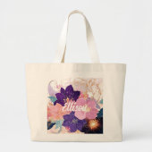 Opulent Floral Symphony Jumbo Stoffbeutel (Vorne)