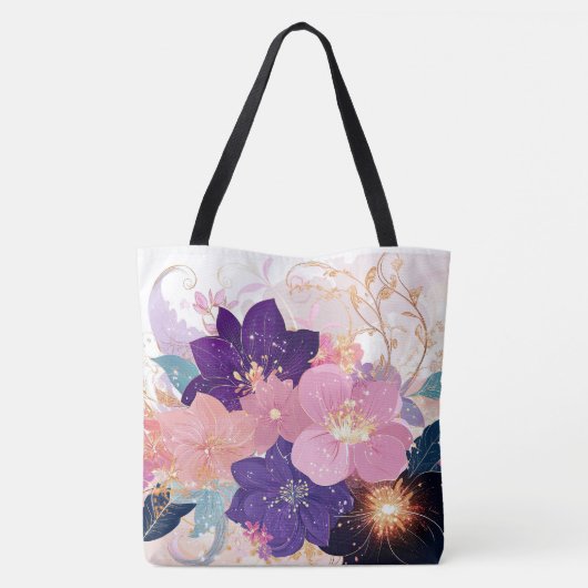 Opulent Floral Symphony Tasche (Rückseite)