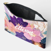 Opulent Floral Symphony Zubehörtasche (Offen)