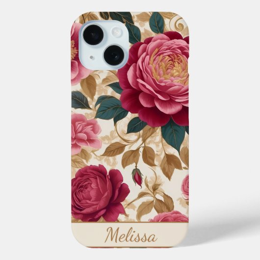 Opulent Garden Rose Case-Mate iPhone Hülle (Rückseite)