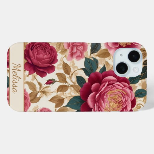 Opulent Garden Rose Case-Mate iPhone Hülle (Rückseite (Horizontal))