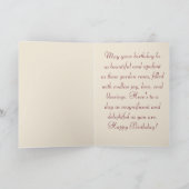 Opulent Garden Rose Karte (Innenseite)