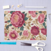 Opulent Garden Rose Seidenpapier (Handwerk)