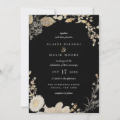 Opulent Gilded Garden Wedding Einladung (Vorderseite)