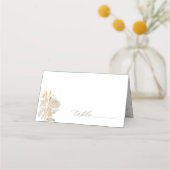 Opulent Gilded Garden Wedding Platzkarte (Vorderseite)