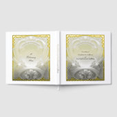 Opulent Gold Motif Atelier Gästebuch (Voll)