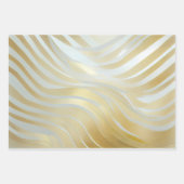 Opulent Gold und White Multi Gemustert Geschenkpapier Set (Vorderseite 3)