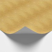 Opulent Golden Filigree Wirbel Geschenkpapier (Ecke)
