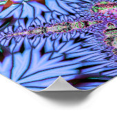 Opulent Hexagram Variation 4 Art Print Poster (Ecke)