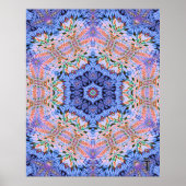 Opulent Hexagram Variation 4 Art Print Poster (Vorne)