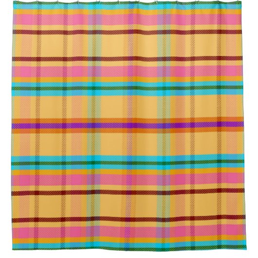 Opulent Kariert BB Duschvorhang (Vorderseite)