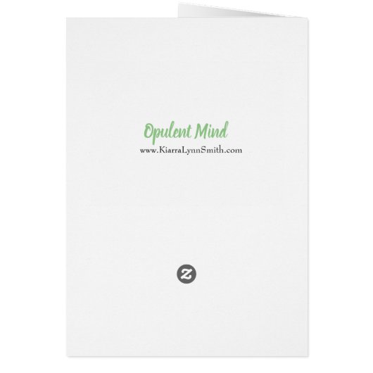 Opulent Mind Card (Hinten)
