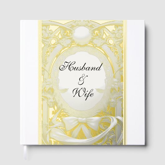 Opulent Motif Atelier, Wedding Foil Guestbook Gästebuch (Vorderseite)