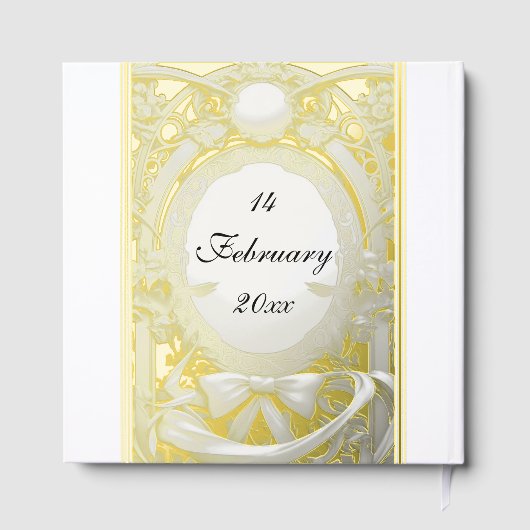 Opulent Motif Atelier, Wedding Foil Guestbook Gästebuch (Rückseite)