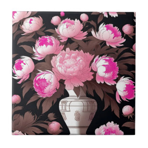 Opulent Peonies still life Fliese
