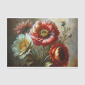 Opulent Poppies & Peonies Decoupage Seidenpapier (Vorderseite)