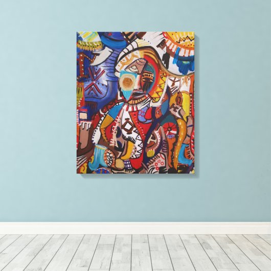 Opulent Swirl Leinwanddruck (Insitu (Holzboden))