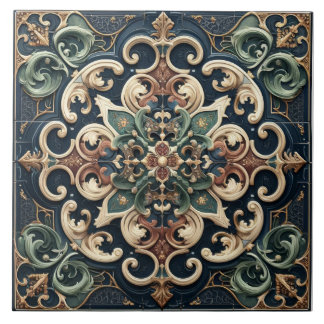 Opulent Traditional Maximalism Tile Fliese