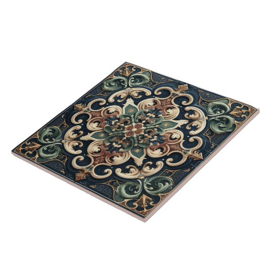 Opulent Traditional Maximalism Tile Fliese (Seite)