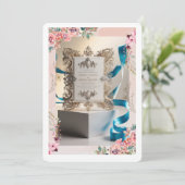 Opulent Wedding Invitation Suite Einladung (Stehend Vorderseite)