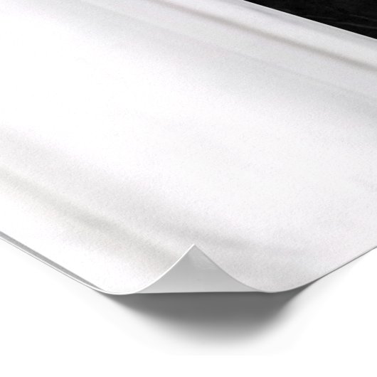 Opulent White & Black Marble Spheres Poster (Ecke)