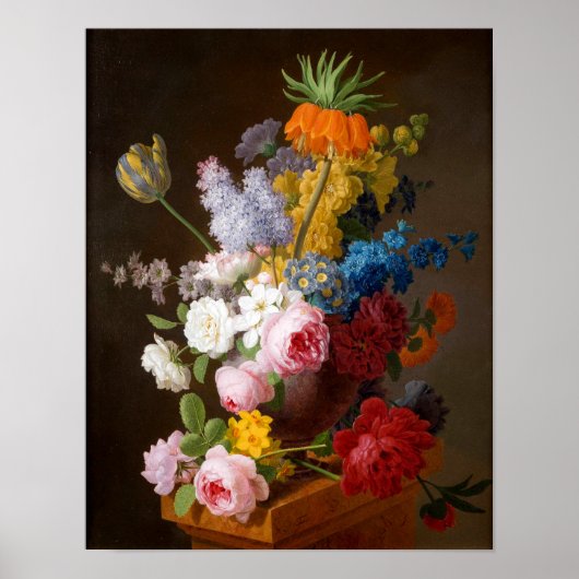 Opulente Blume noch Leben, Poster (Vorne)