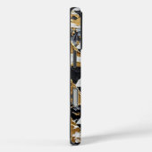 Opulente Gesichter: Texturiertes Trio Case-Mate iPhone Hülle (Rückseite / Rechts)