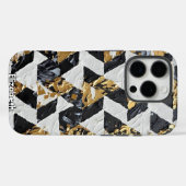 Opulente Gesichter: Texturiertes Trio Case-Mate iPhone Hülle (Rückseite (Horizontal))