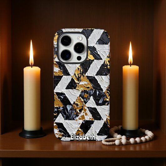 Opulente Gesichter: Texturiertes Trio Case-Mate iPhone Hülle