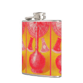 Opulente mittelViktorianische Druckdekantiere und. Flachmann (Links)