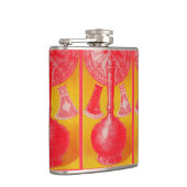 Opulente mittelViktorianische Druckdekantiere und. Flachmann (Rechts)