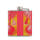 Opulente mittelViktorianische Druckdekantiere und. Flachmann (Rückseite)