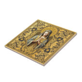 Opulente Reverenz: Die heilige Jungfrau Fliese (Seite)