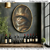 Opulente Viktorianische Steampunkkatze CS3 Decoupa Seidenpapier