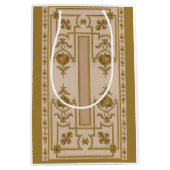 opulenter Goldbarockdruck Mittlere Geschenktüte (Vorderseite)
