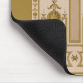 opulenter Goldbarockdruck Mousepad (Ecke)